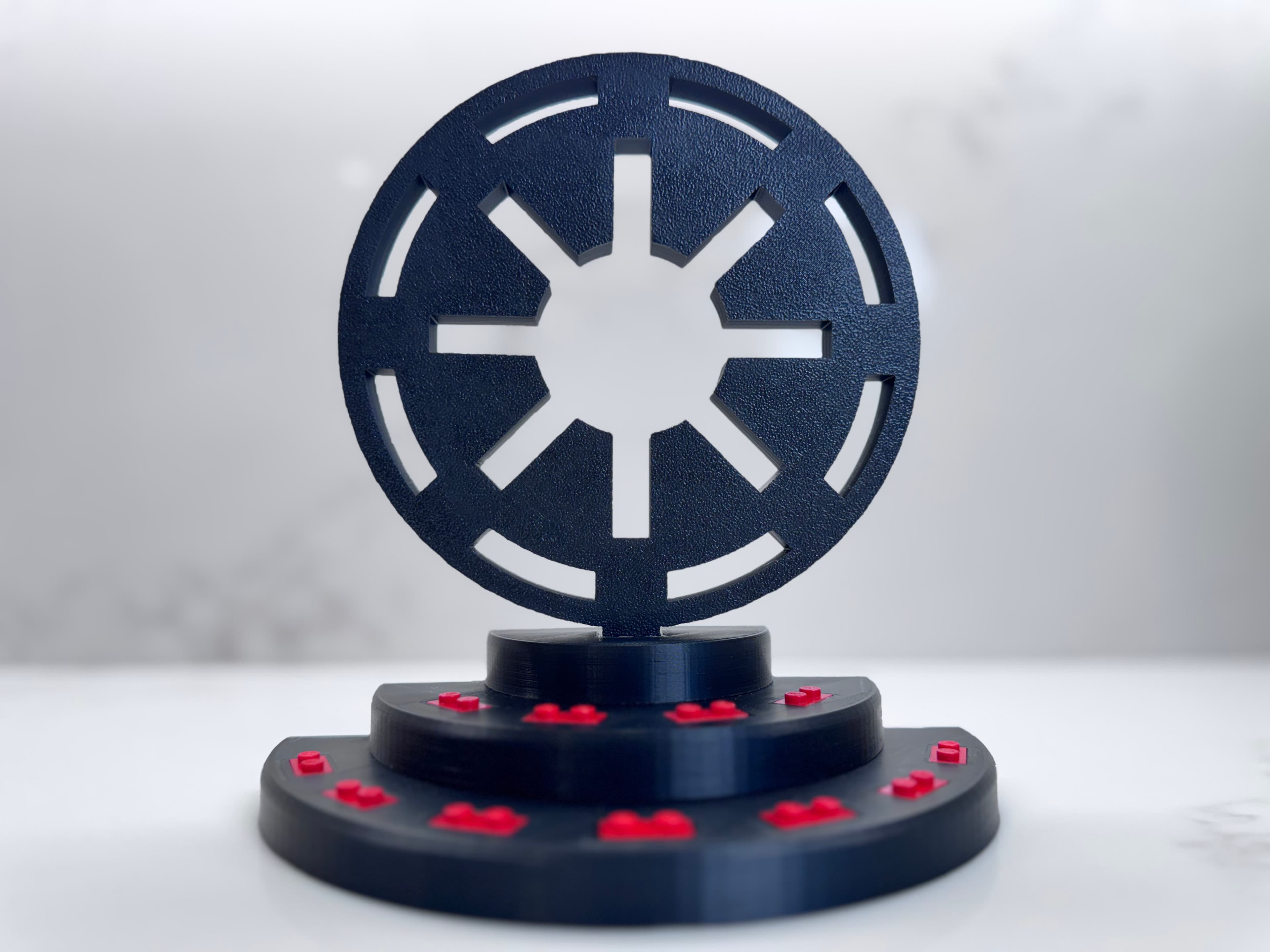 Galactic Empire Minifig Stand